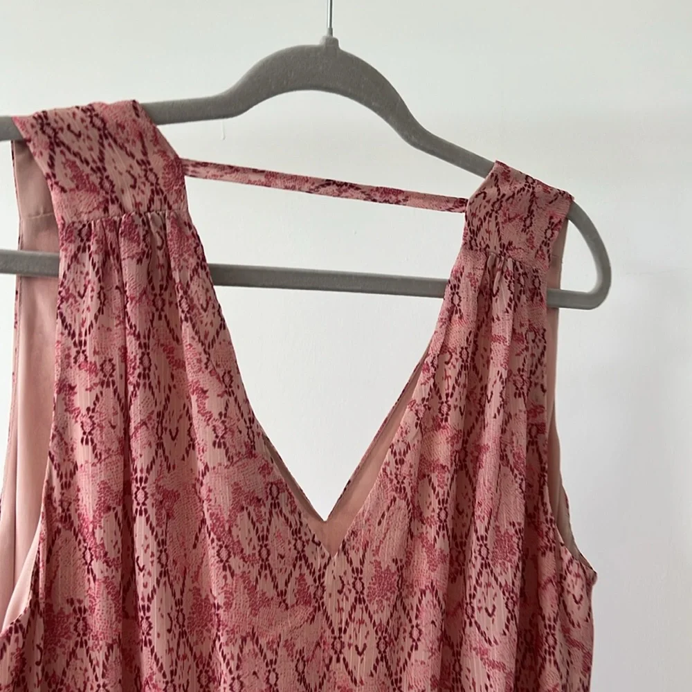 RAMY BROOK Pink / burgundy Sleeveless Dress - Picture 2 of 10